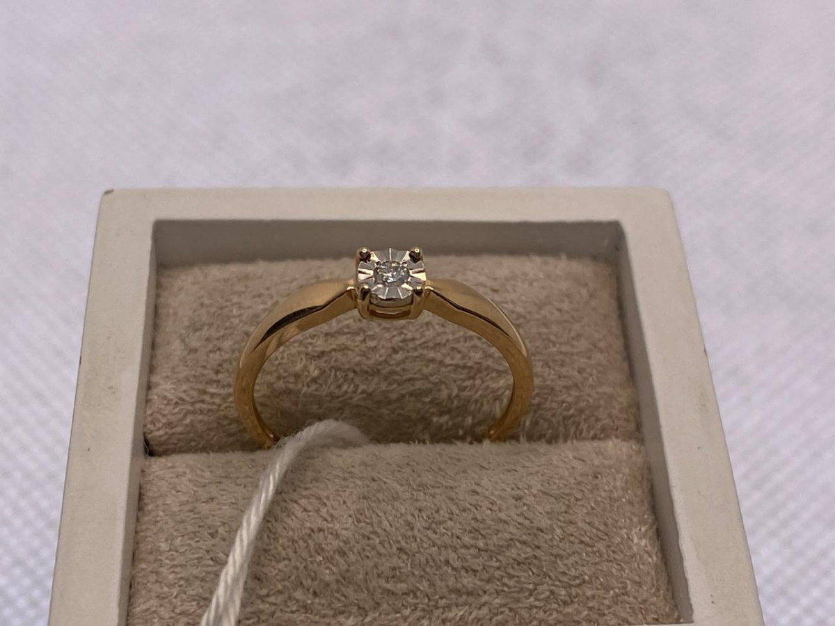 КОЛЬЦО БРИЛЛИАНТ Au 585