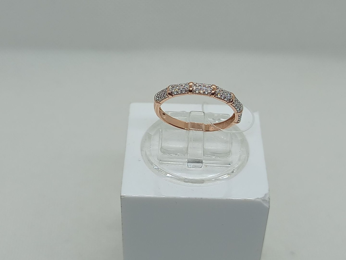 КОЛЬЦО С КАМНЯМИ (Au 585)