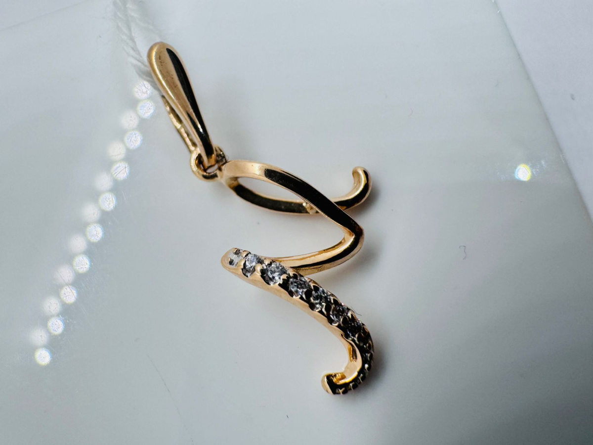 ПОДКМИ585 ПОДВЕСКА С КАМНЯМИ (Au 585)