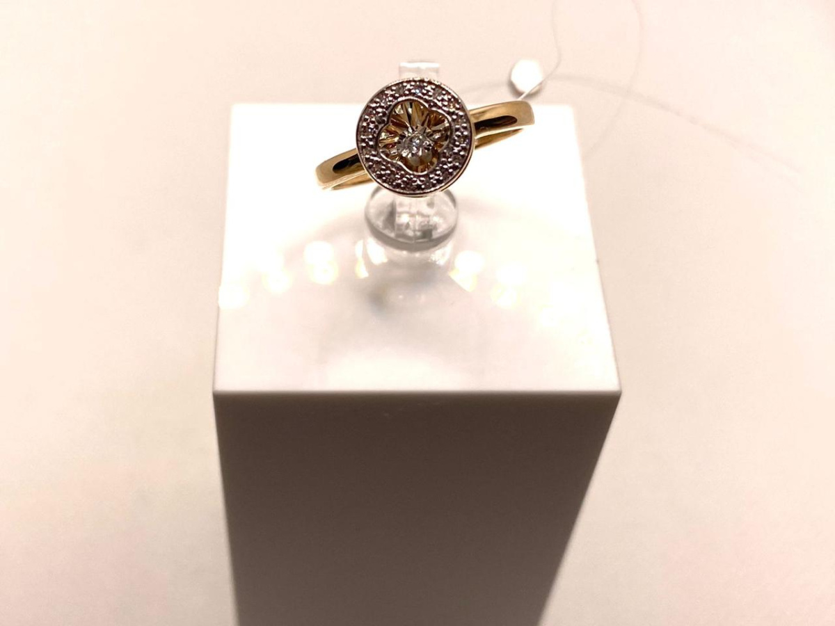 01-11-5923-31-00 КОЛЬЦО БРИЛЛИАНТ (Au 585)