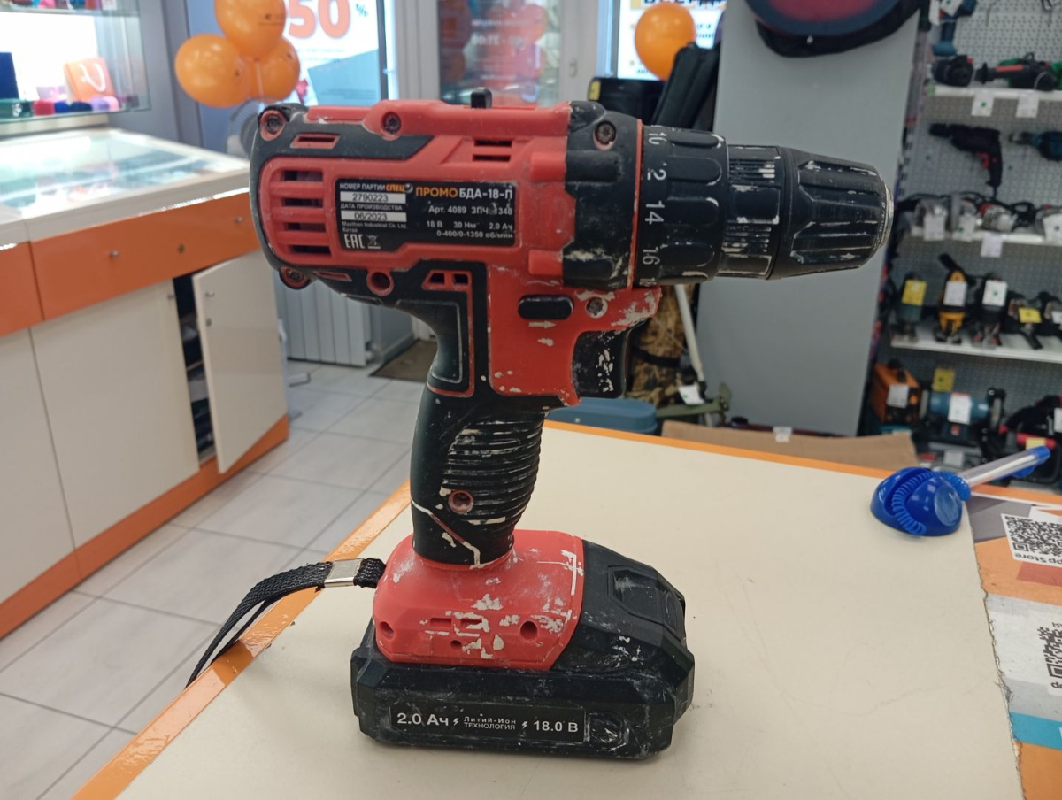 Шуруповерт Спец БДА-18-П;