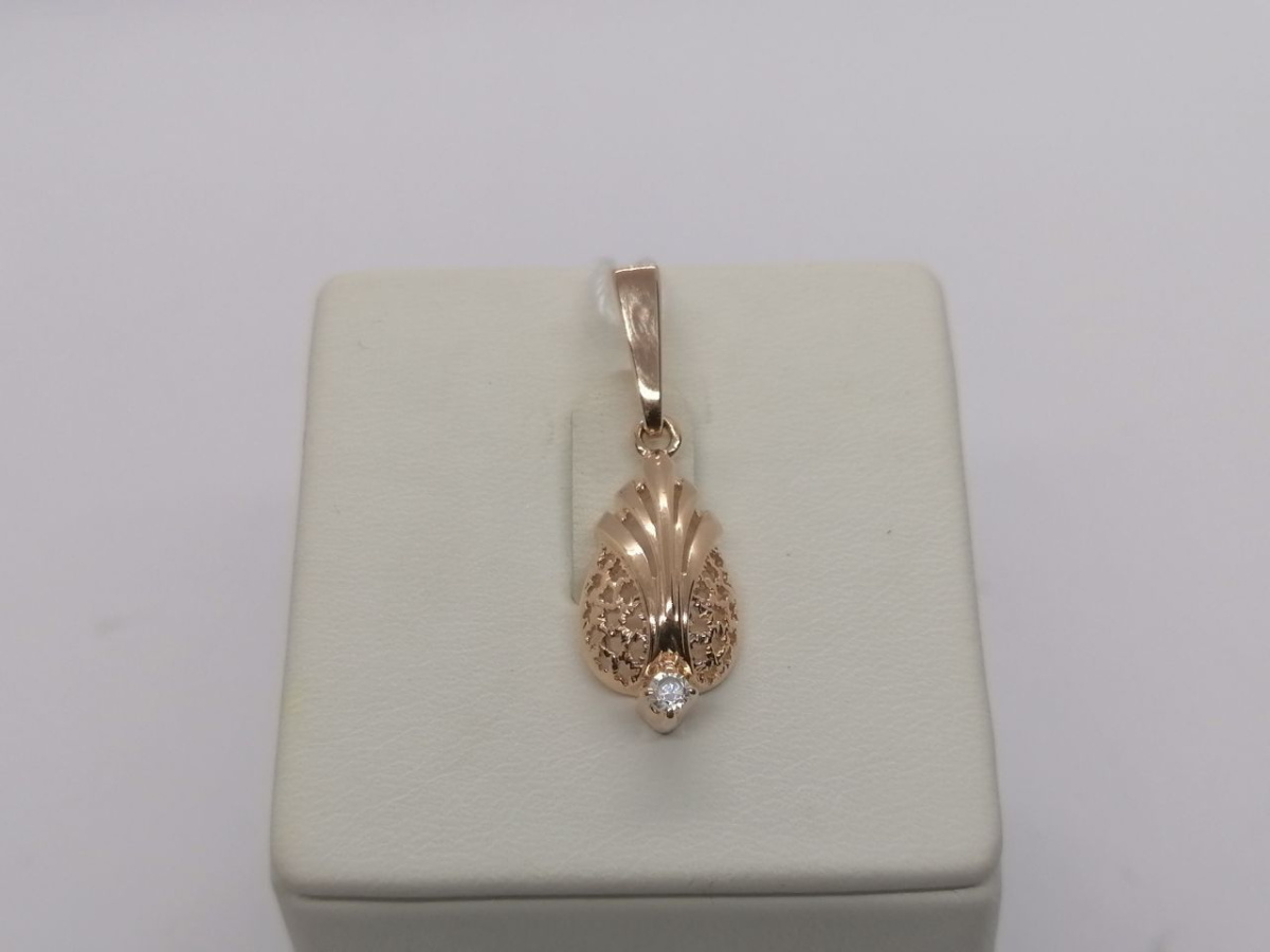 ПОДКМ585 ПОДВЕСКА С КАМНЕМ (Au 585) ПОДКМ585 ПОДВЕСКА С КАМНЕМ (Au 585)