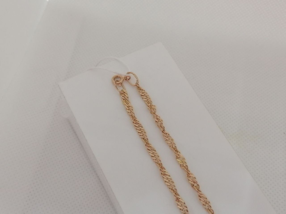 ЦЛСИ585 ЦЕПЬ ПОЛНОВЕСНАЯ Сингапур (Au 585)