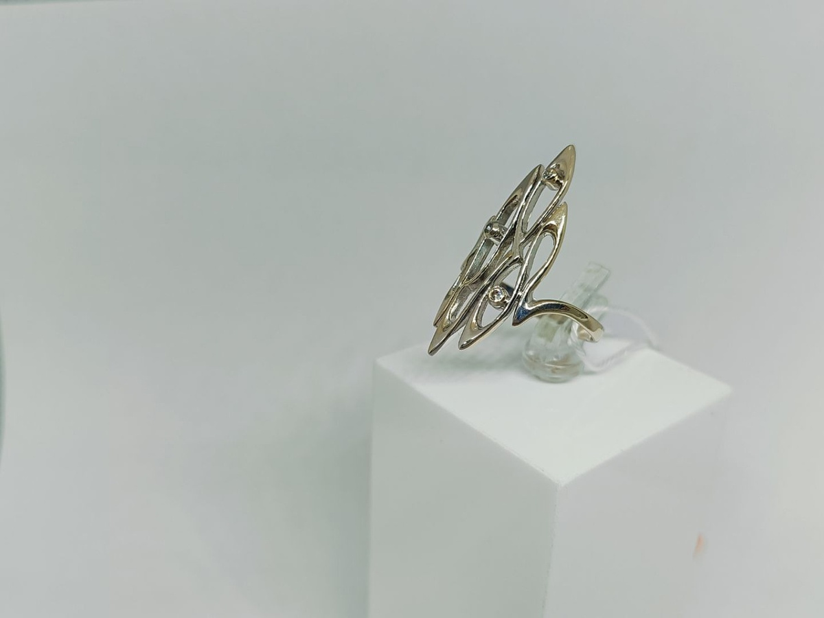КОЛКМИ585 КОЛЬЦО С КАМНЯМИ (Au 585)