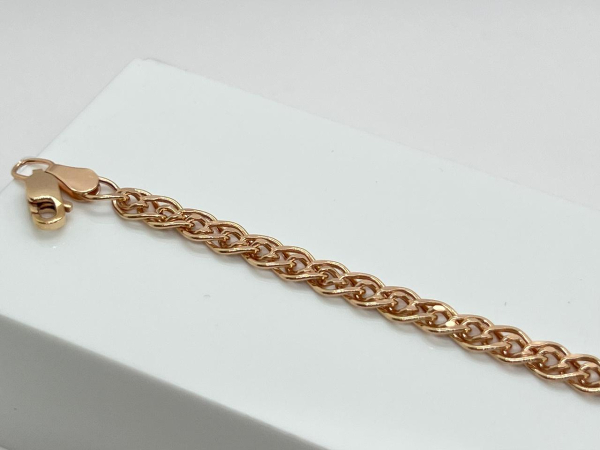 7080155П-20 БРАСЛЕТ ПУСТОТЕЛЫЙ Нона (Au 585)