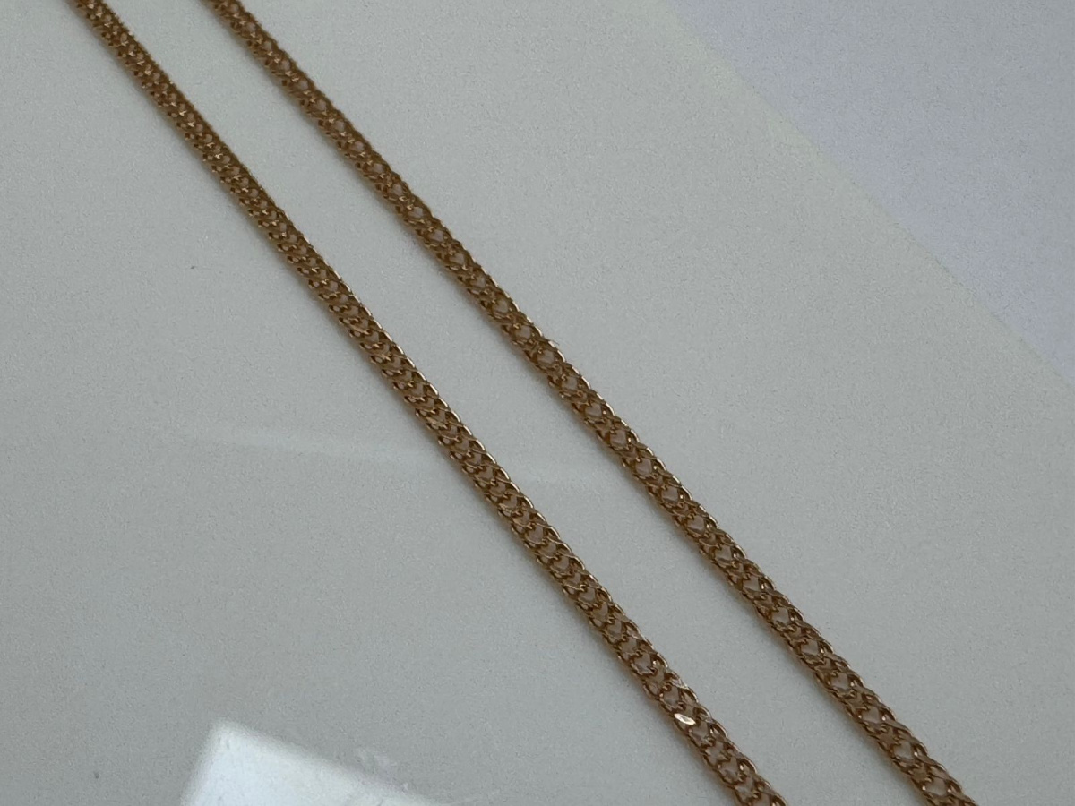 ЦЕПЬ ПОЛНОВЕСНАЯ Ромб двойной (Au 585)