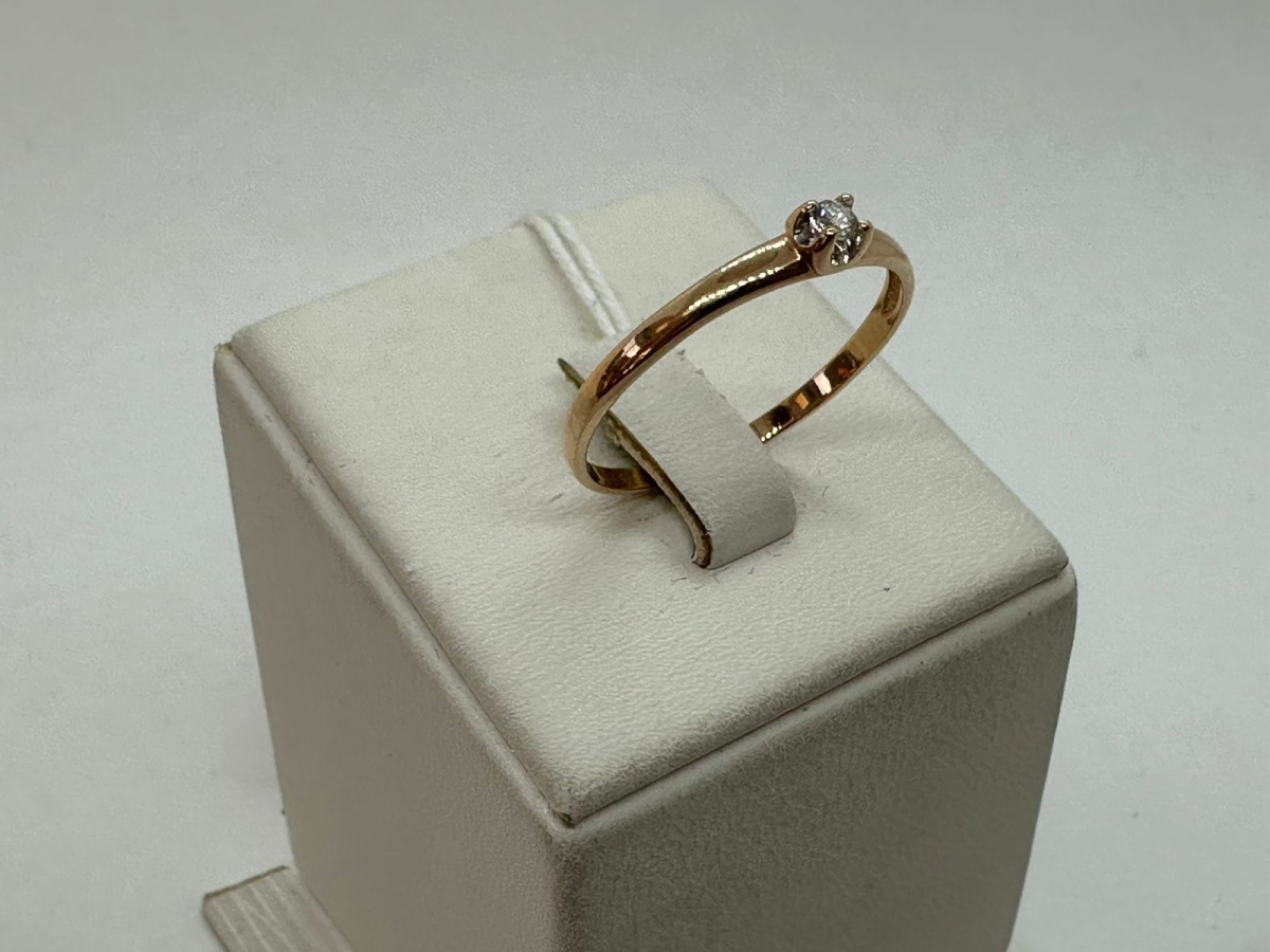 КОЛЬЦО БРИЛЛИАНТ Au 585