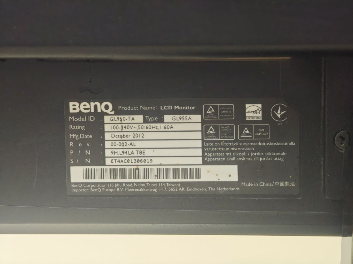 Монитор BenQ GL950