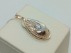 ПОДКМ585 ПОДВЕСКА С КАМНЕМ (Au 585)