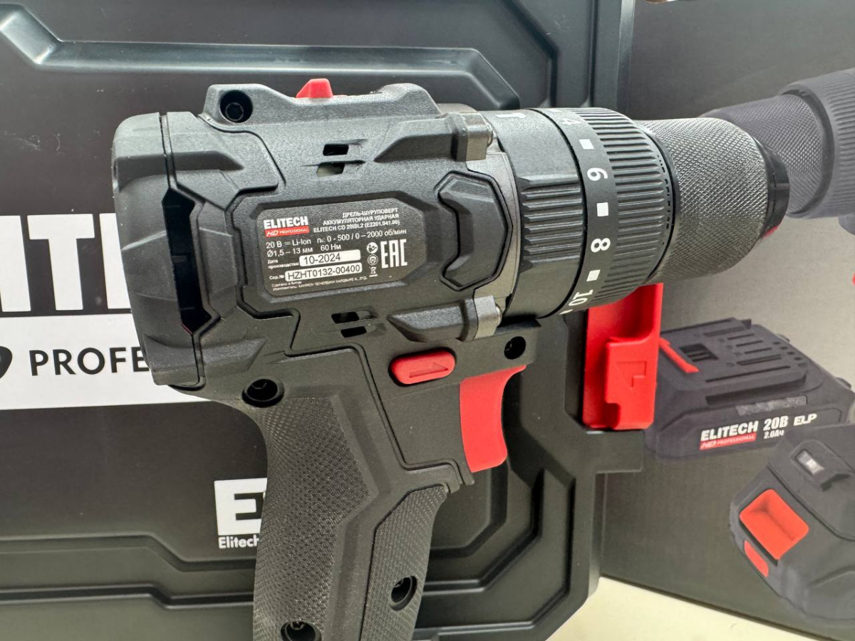 Шуруповерт Elitech CD 20ISL2 Шуруповерт Elitech CD 20ISL2