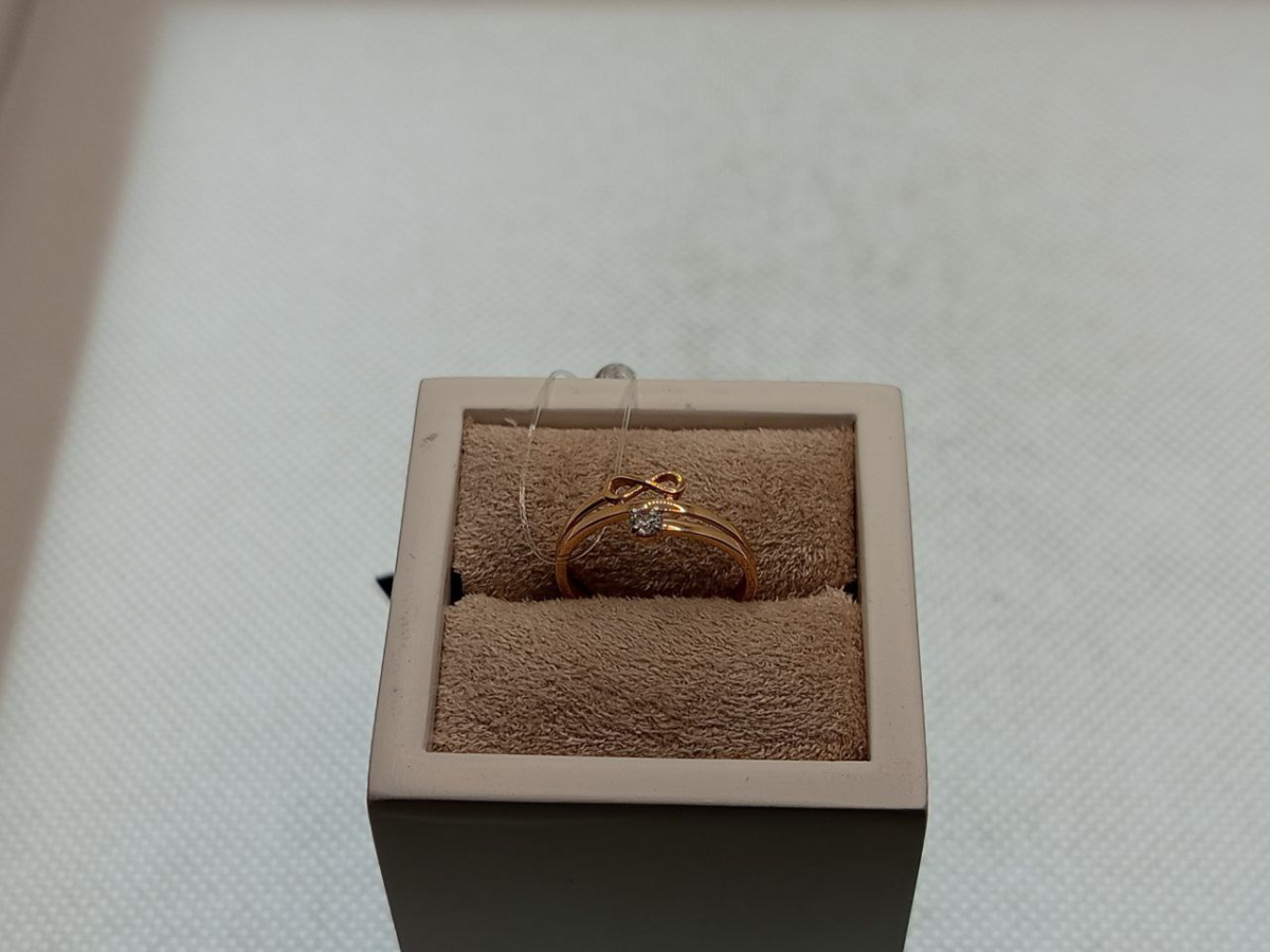 КОЛЬЦО С КАМНЕМ (Au 585)