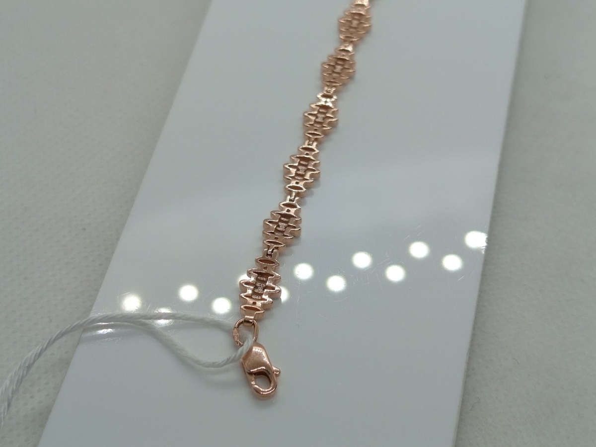 Б585 БРАСЛЕТ С КАМНЯМИ (Au 585)