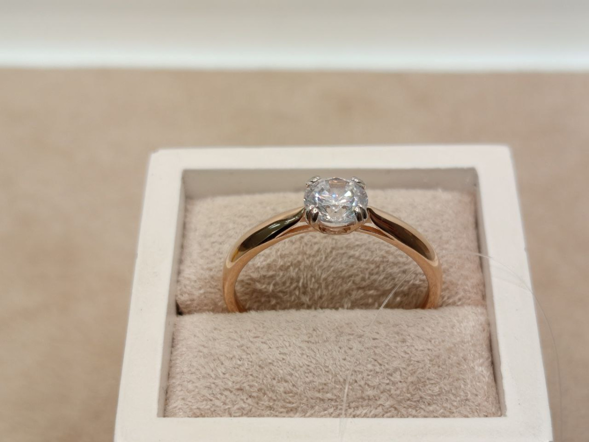 КОЛЬЦО С КАМНЕМ (Au 585)