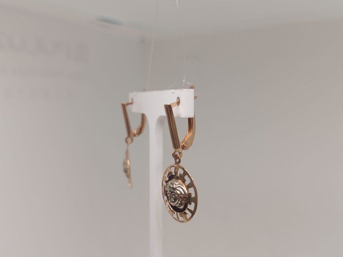 СЕРЬГИ БЕЗ КАМНЯ (Au 585)