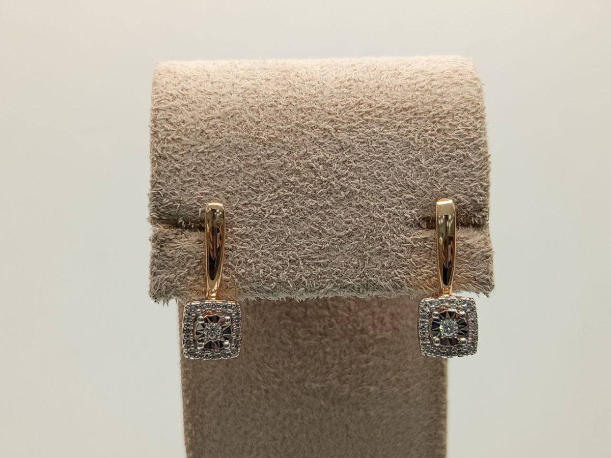 СЕРЬГИ БРИЛЛИАНТ (Au 585)