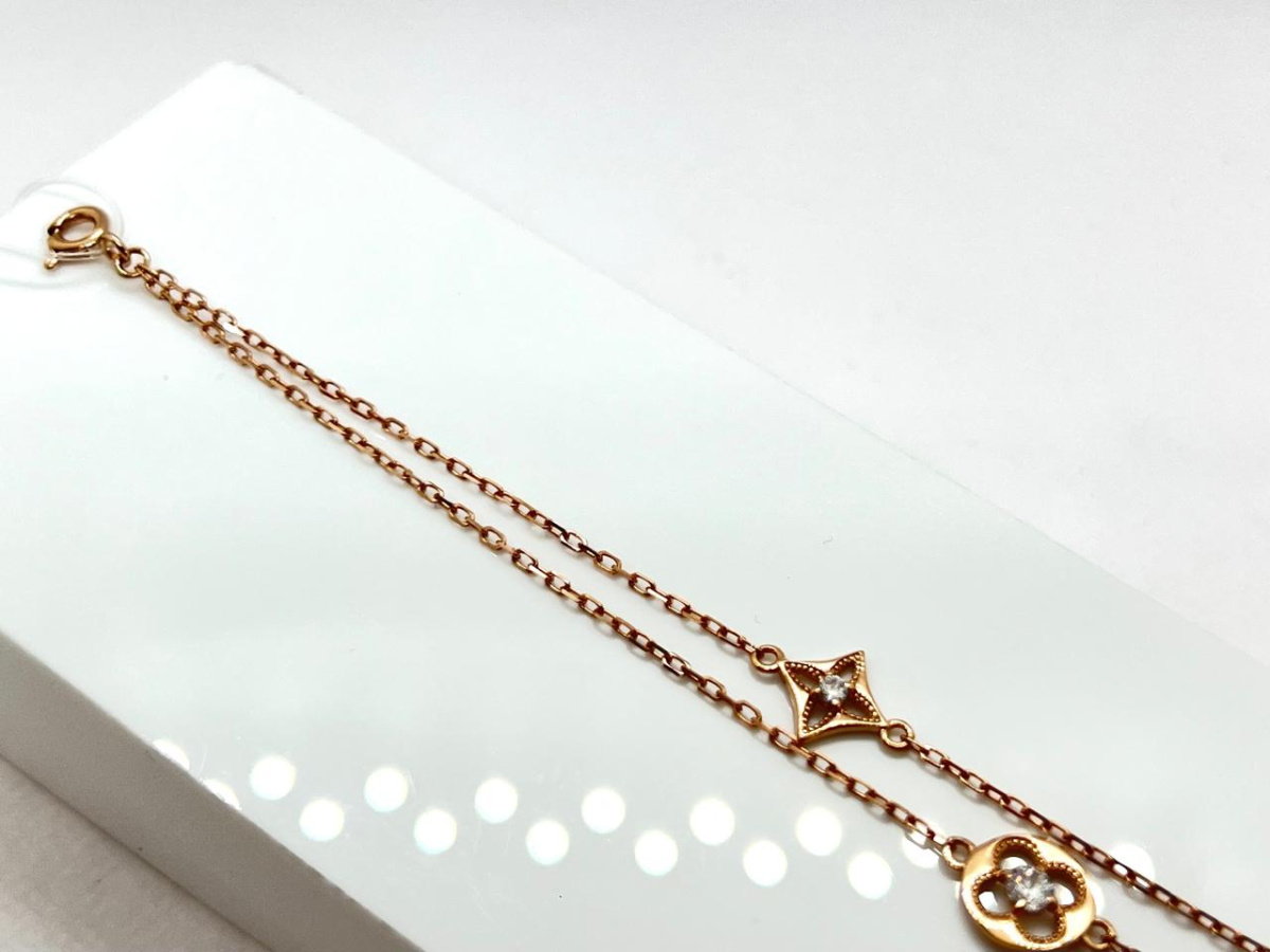 БРАСЛЕТ С КАМНЯМИ (Au 585)