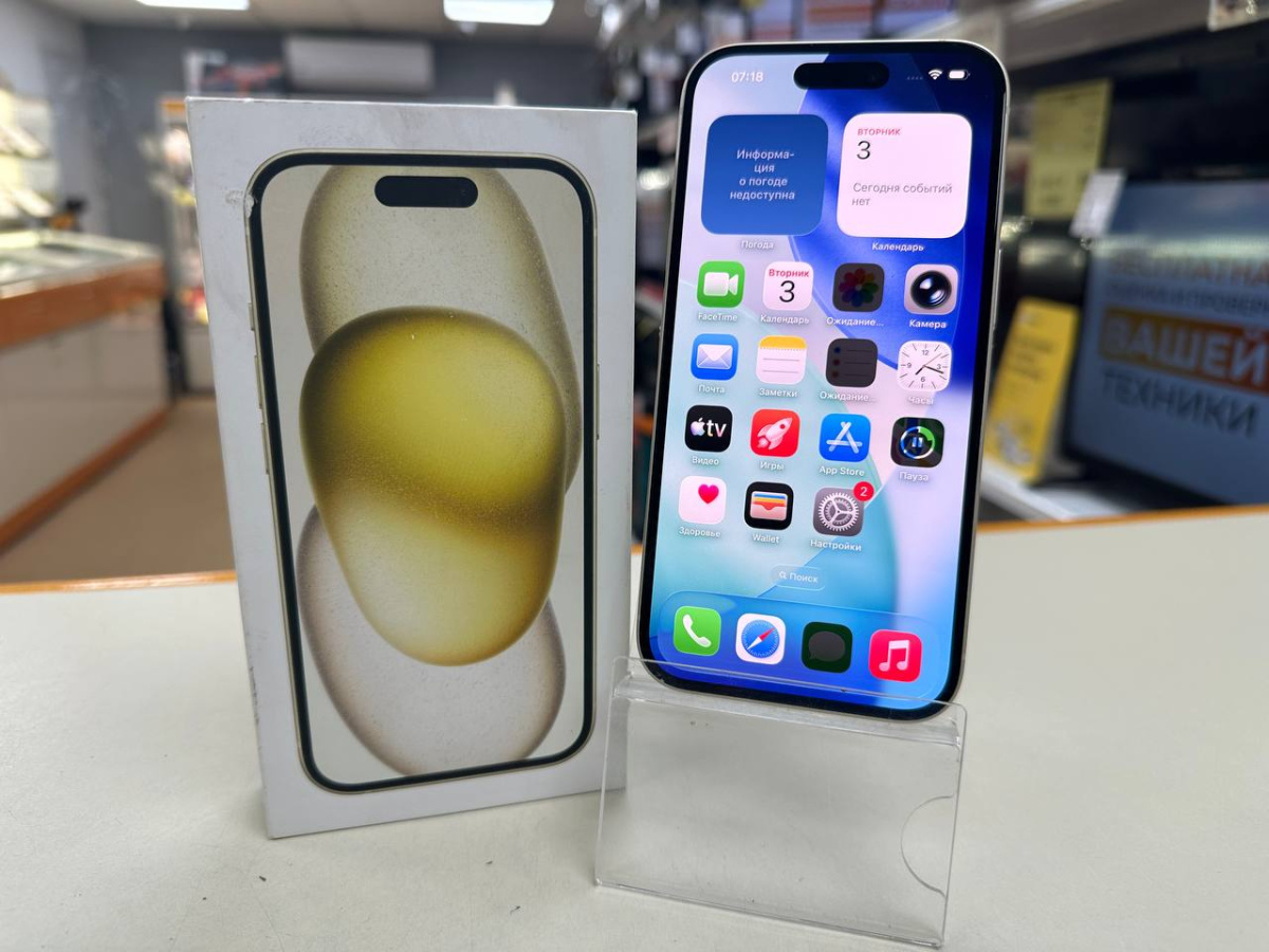 Смартфон Apple Iphone 15 128Gb