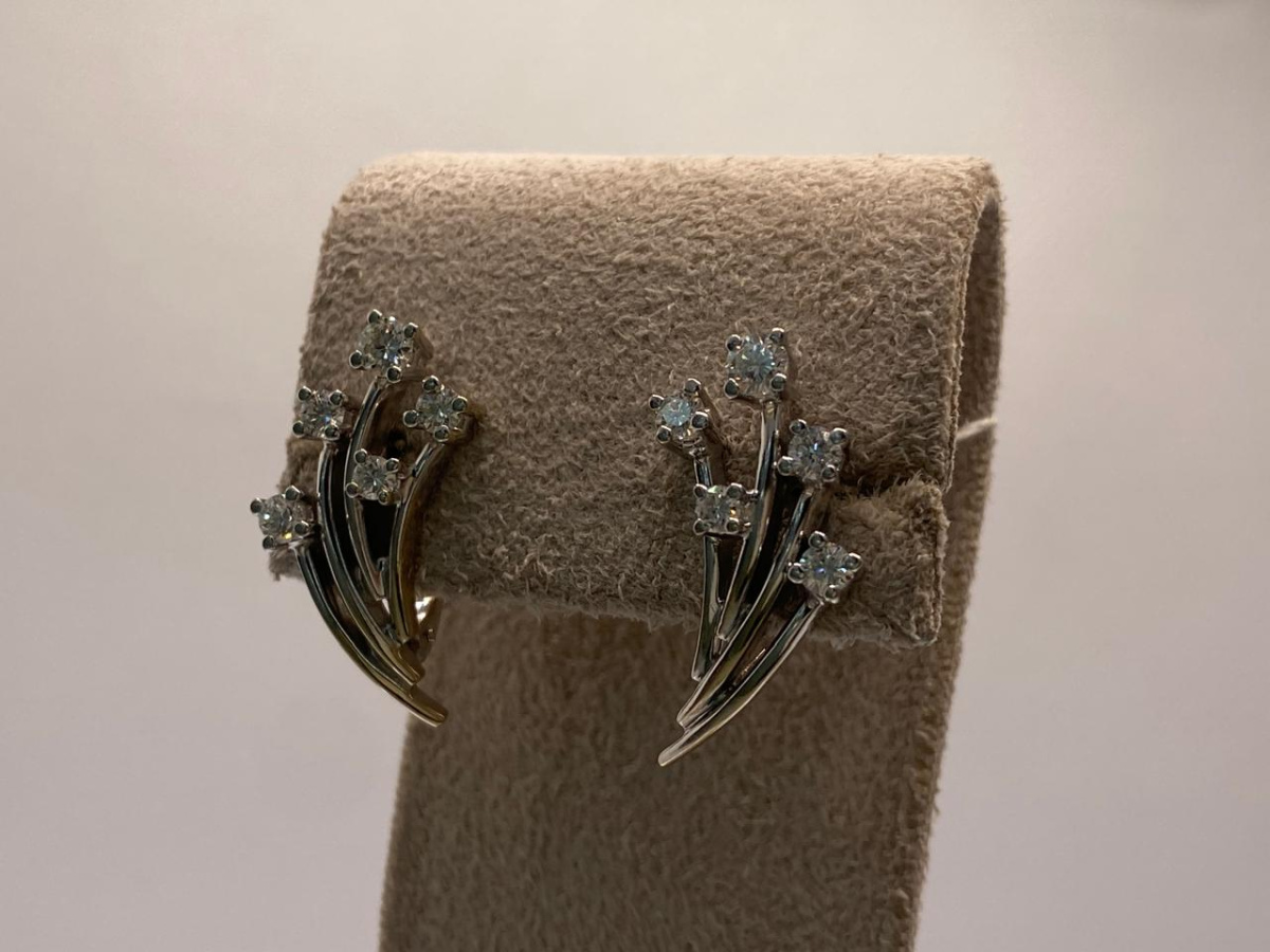 СЕРЬГИ БРИЛЛИАНТ Au 750