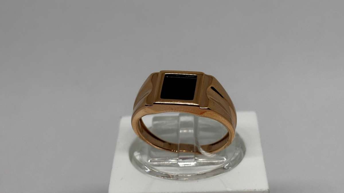 ПЕЧАТКА С КАМНЕМ (Au 585)