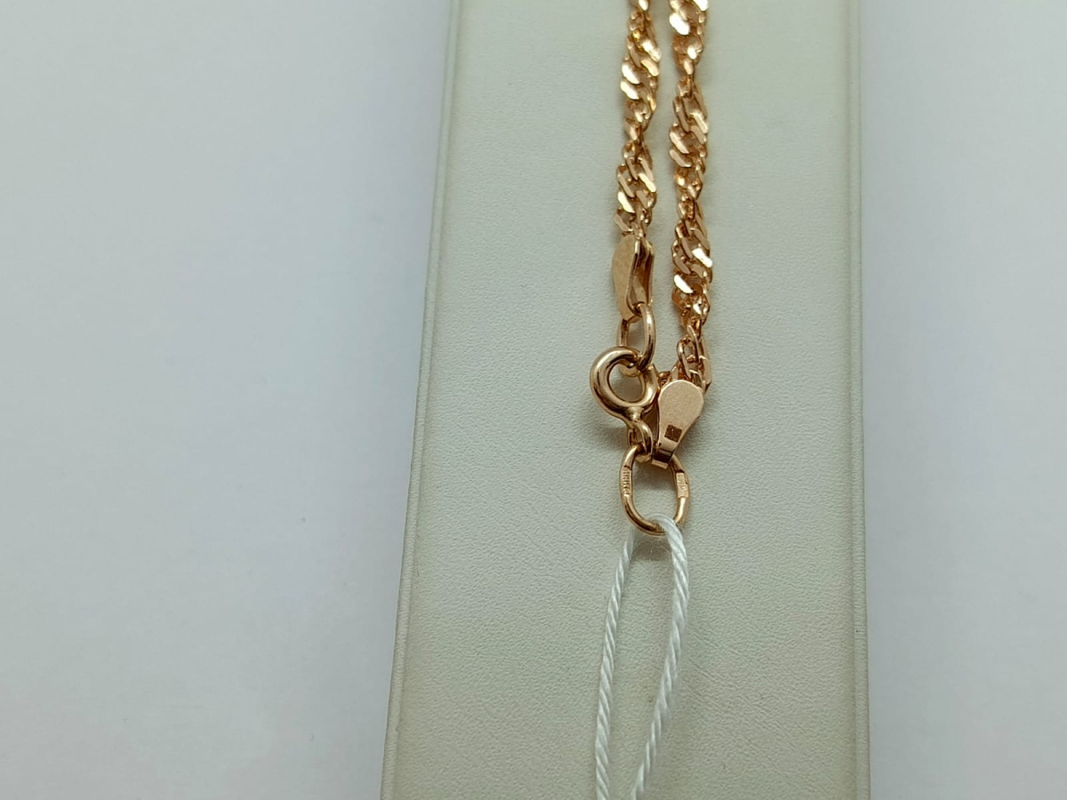 ЦЛСИ585 ЦЕПЬ ПОЛНОВЕСНАЯ Сингапур (Au 585)