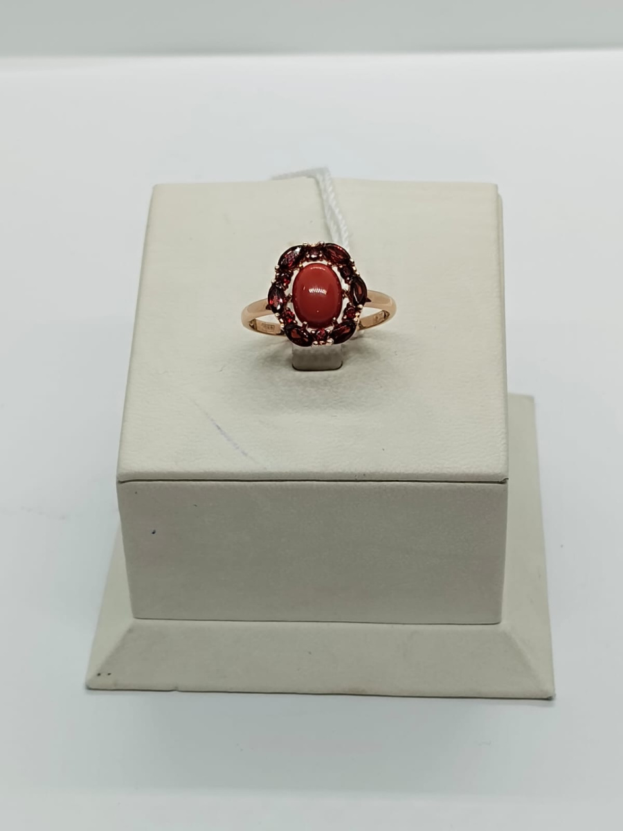 КОЛКМИ585 КОЛЬЦО С КАМНЯМИ (Au 585)