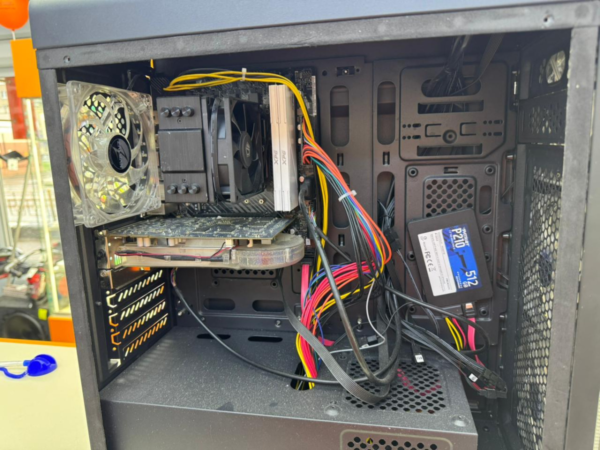 Системный блок ZALMAN; Core I3-12100F, ATI Radeon HD 5670, 16 Гб, 512 GB, Нет