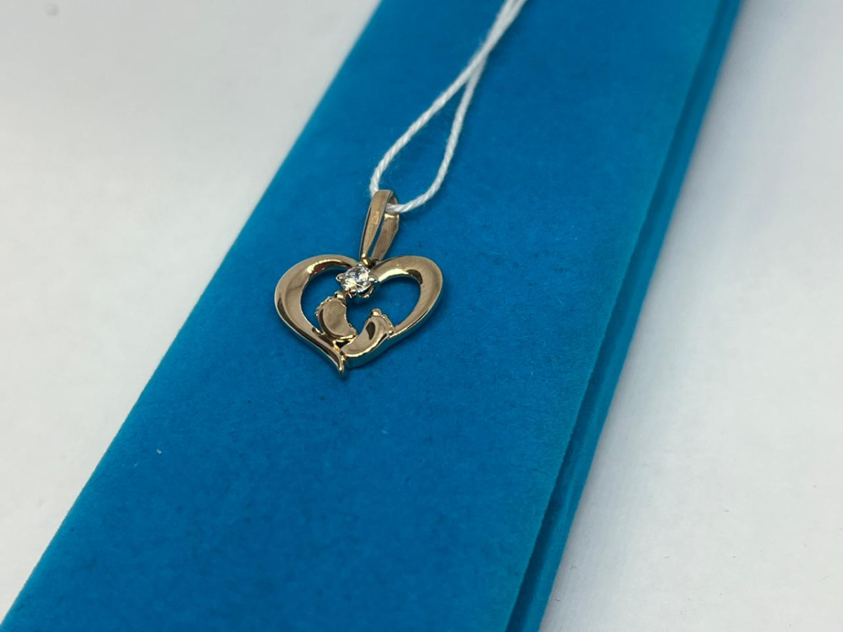 ПОДКМ585 ПОДВЕСКА С КАМНЕМ (Au 585)