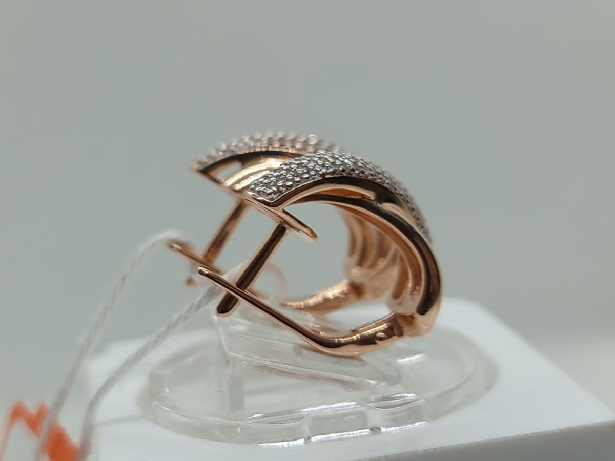 СЕРЬГИ С КАМНЯМИ (Au 585)