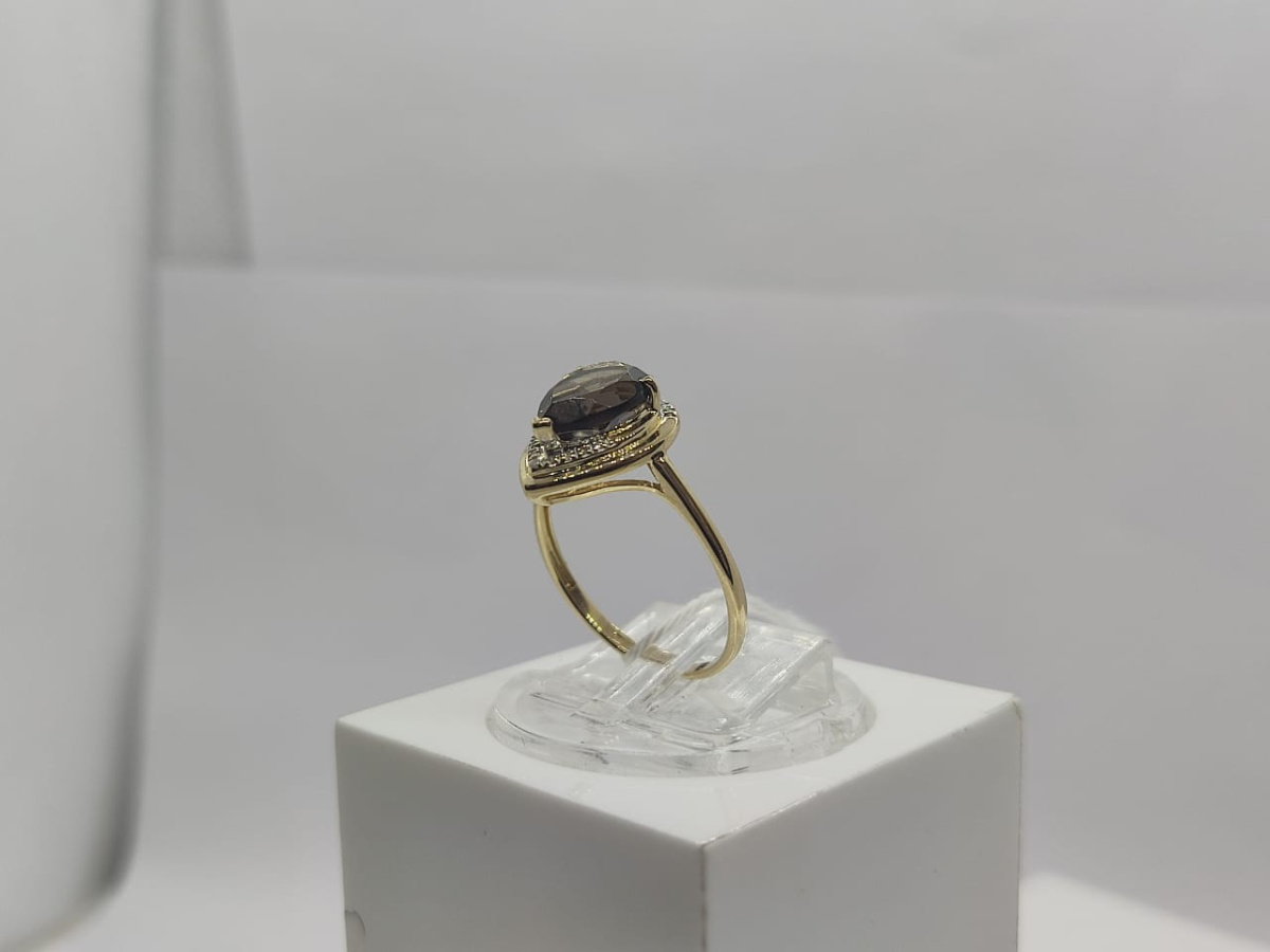 КОЛКМИ585 КОЛЬЦО С КАМНЯМИ (Au 585)