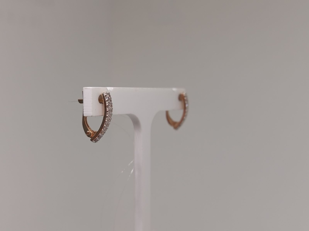 СЕРЬГИ С КАМНЯМИ (Au 585)