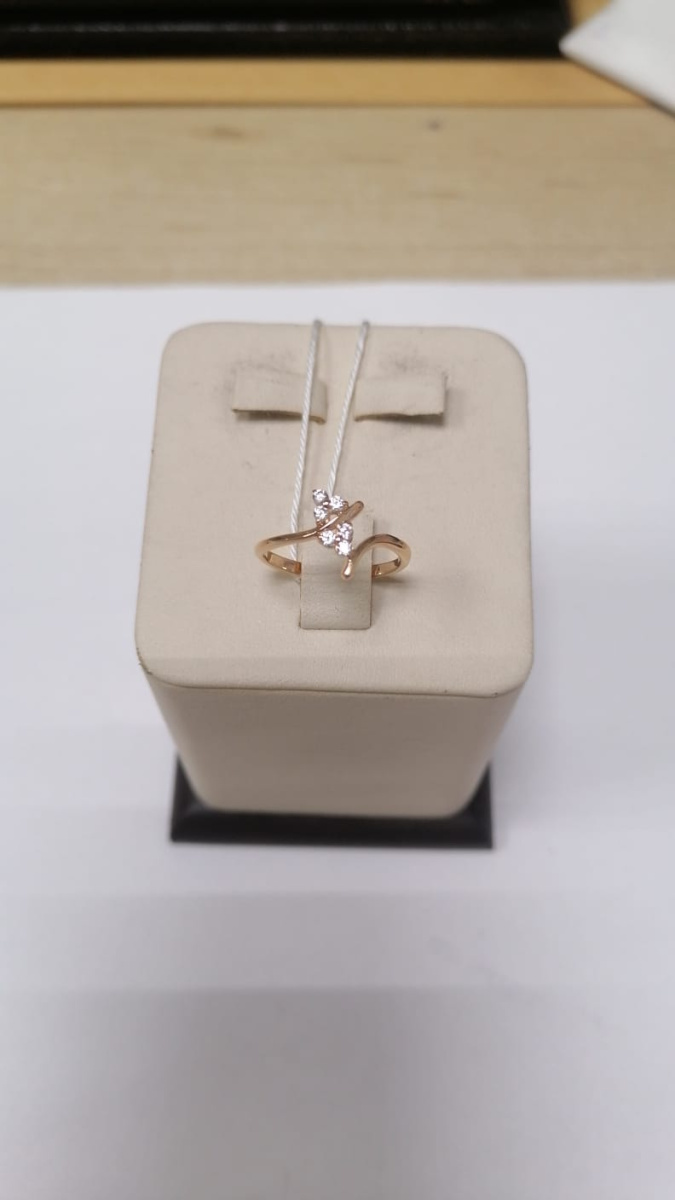 КОЛКМИ585 КОЛЬЦО С КАМНЯМИ (Au 585)