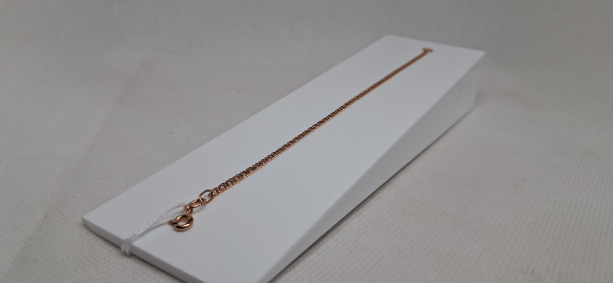 БРАСЛЕТ ПОЛНОВЕСНЫЙ Ромб двойной Au 585