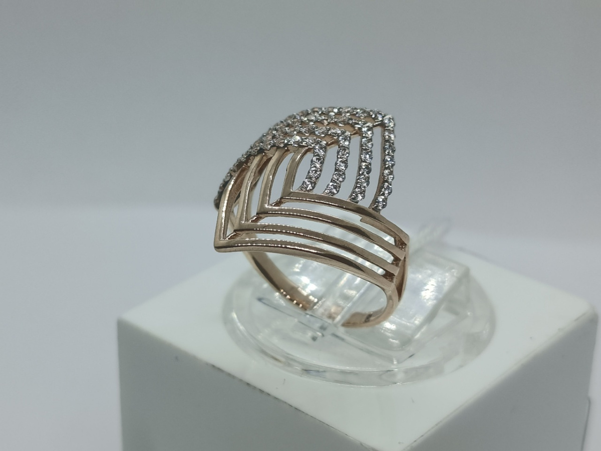 КОЛКМИ585 КОЛЬЦО С КАМНЯМИ (Au 585)