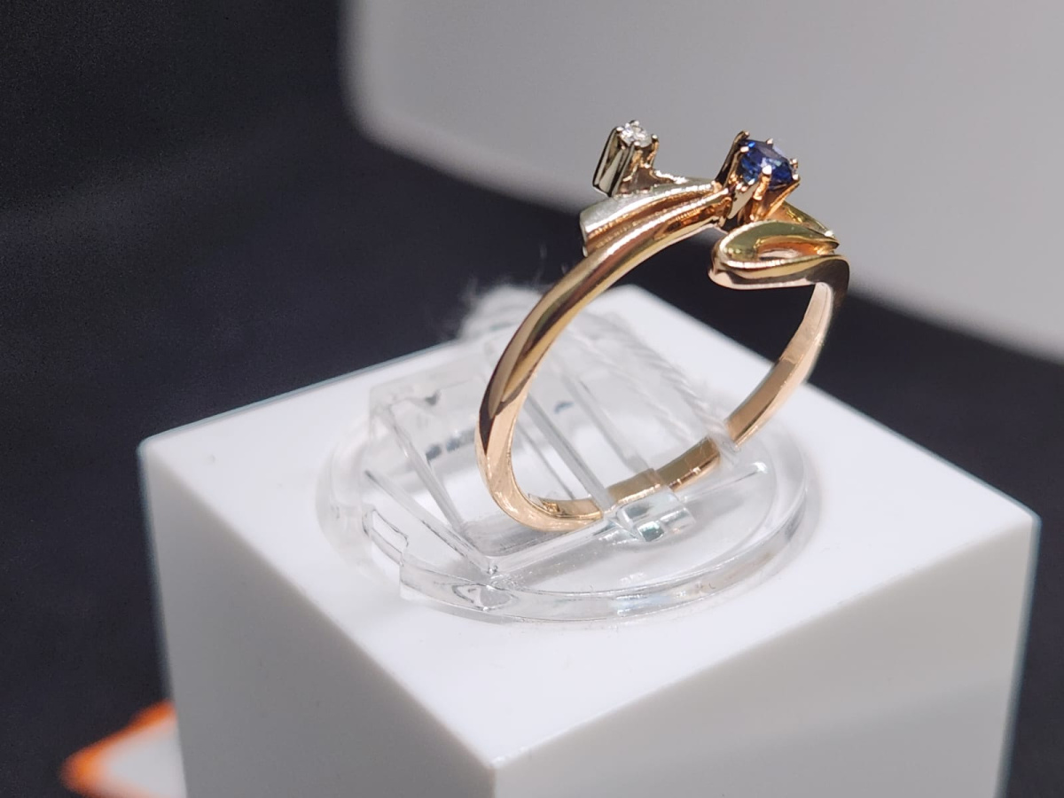 КОЛЬЦО БРИЛЛИАНТ Au 585