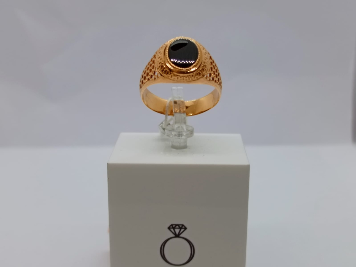 ПЕЧАТКА С КАМНЕМ (Au 585)