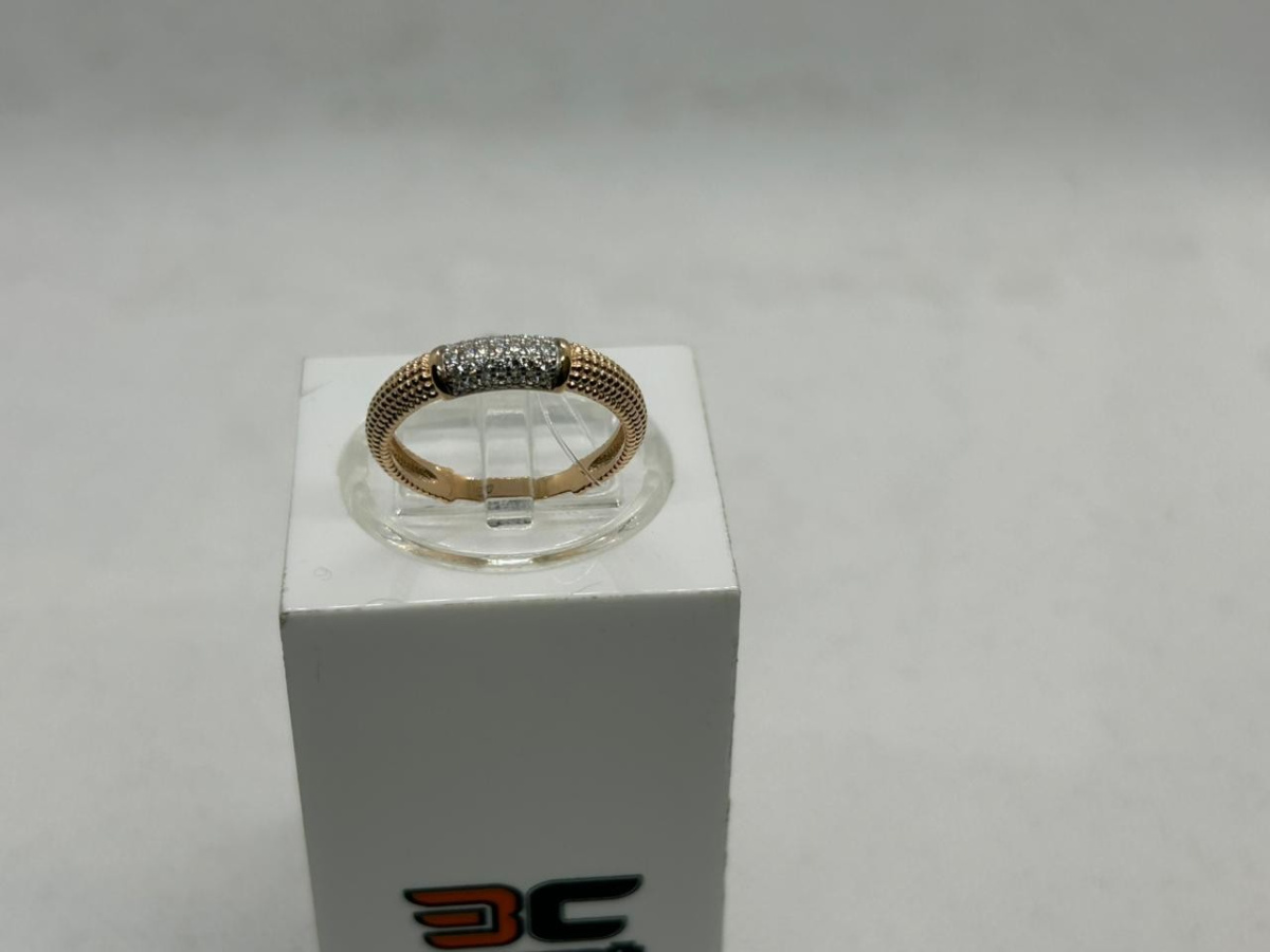 КОЛЬЦО С КАМНЯМИ (Au 585)