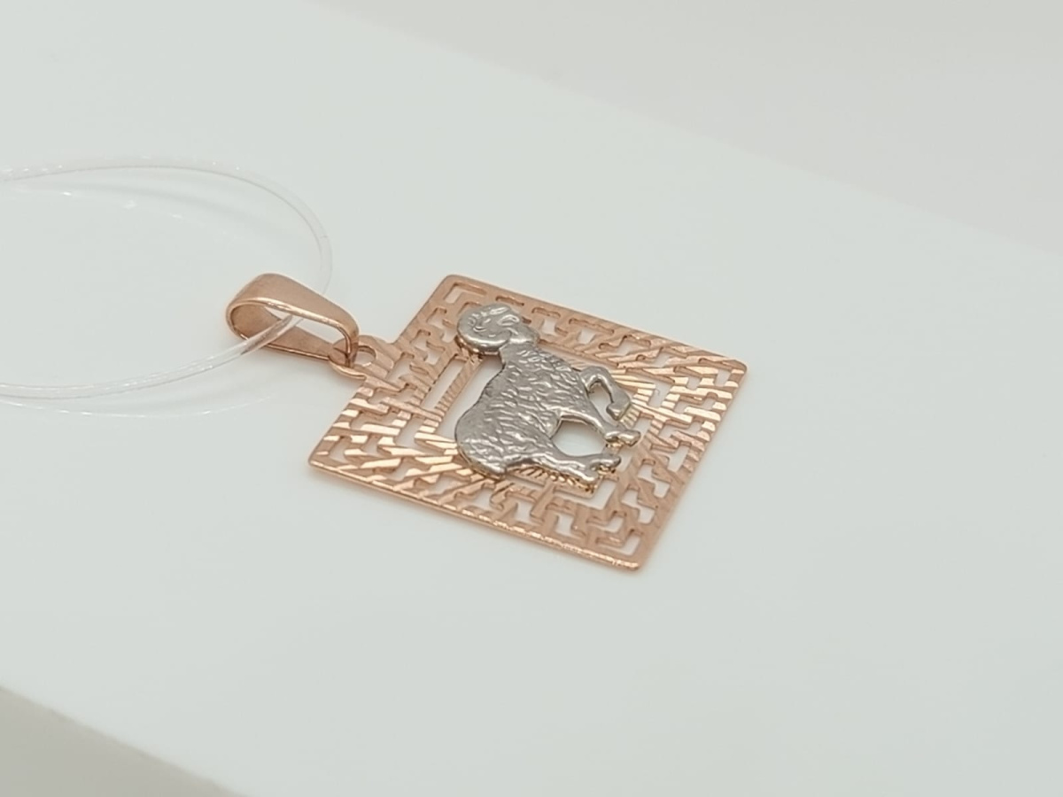 ПОДВЕСКА ЗНАК ЗОДИАКА ОВЕН (Au 585)