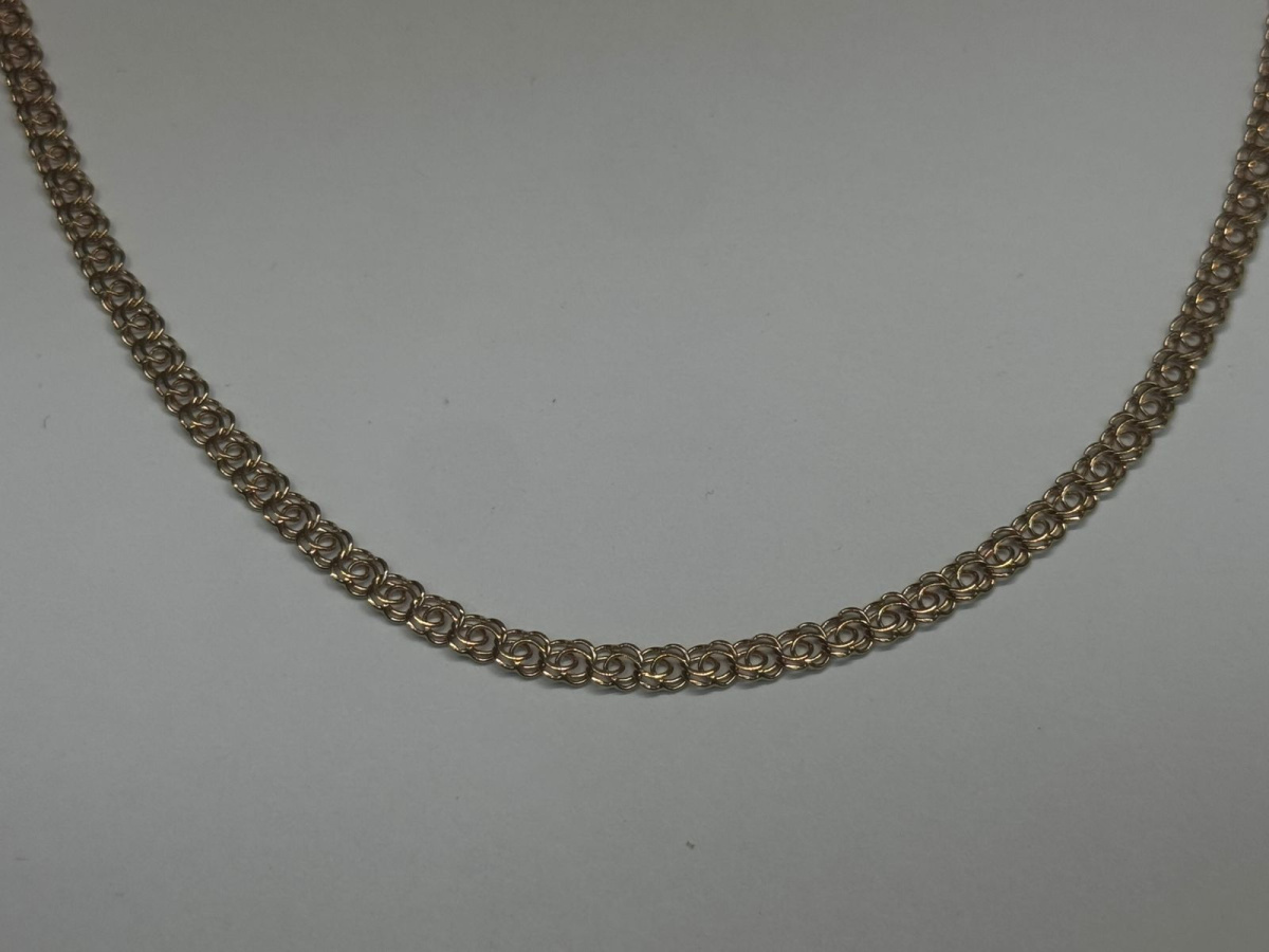 ЦЕПЬ ПОЛНОВЕСНАЯ Бисмарк арабский (Au 585)