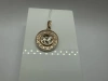 КрСВП/лев/Ф ПОДВЕСКА ЗНАК ЗОДИАКА ЛЕВ (Au 585)