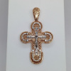 ПОДВЕСКА КРЕСТ с камнями (Au 585)