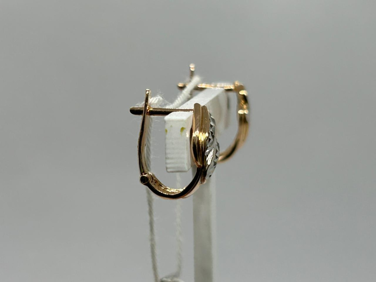 СЕРЬГИ БЕЗ КАМНЯ (Au 585)