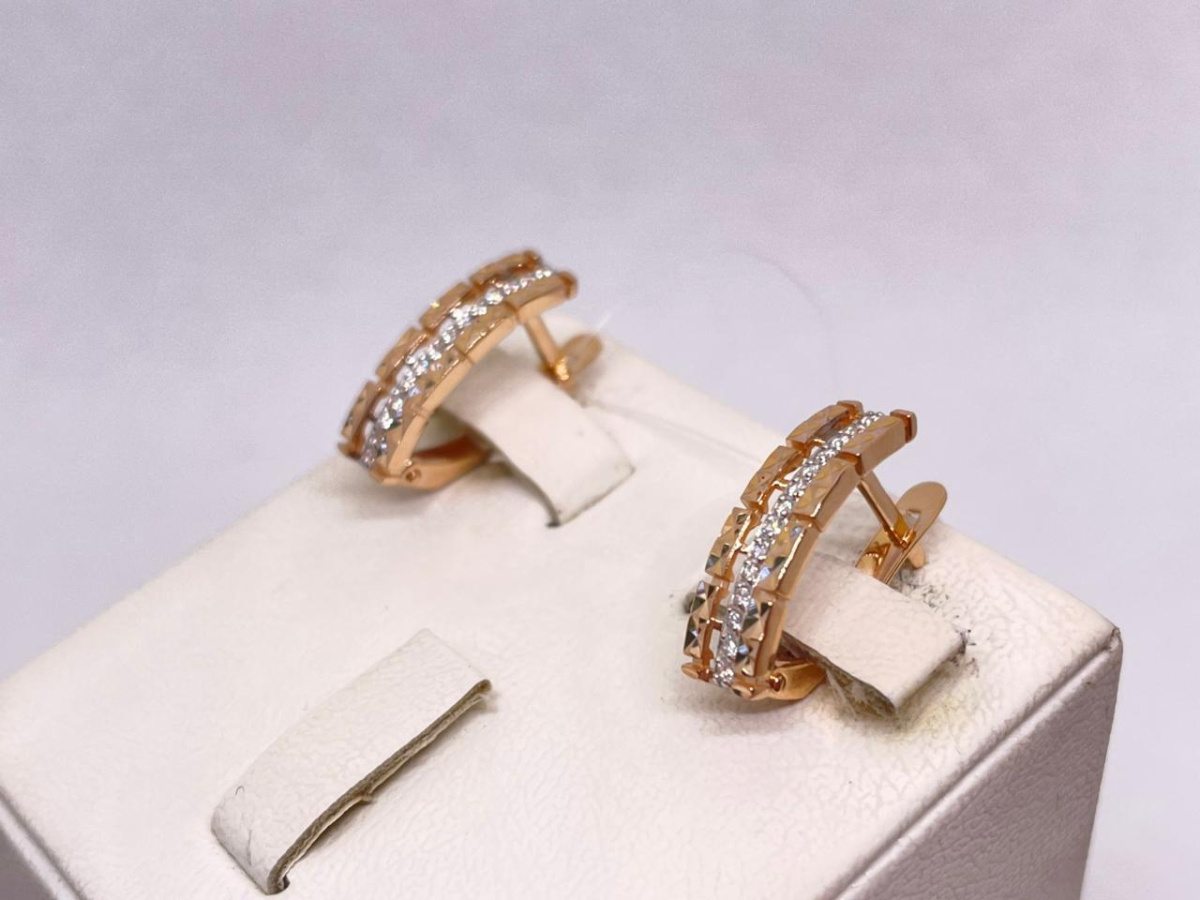 СЕРЬГИ С КАМНЯМИ (Au 585)