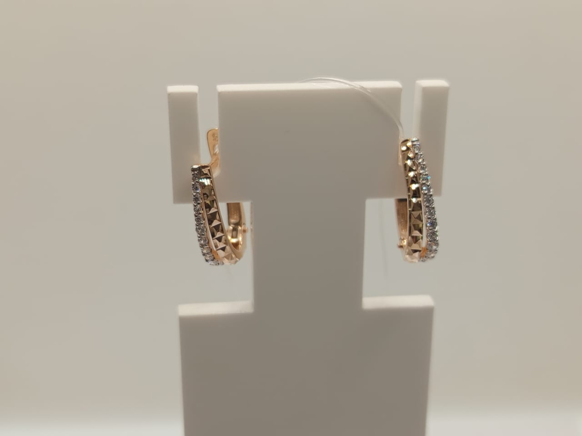 СЕРЬГИ С КАМНЯМИ (Au 585)