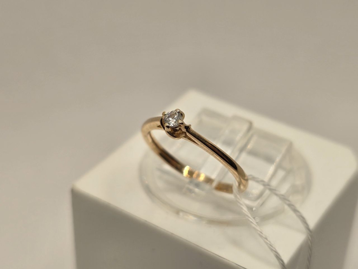 КОЛЬЦО С КАМНЕМ (Au 585)