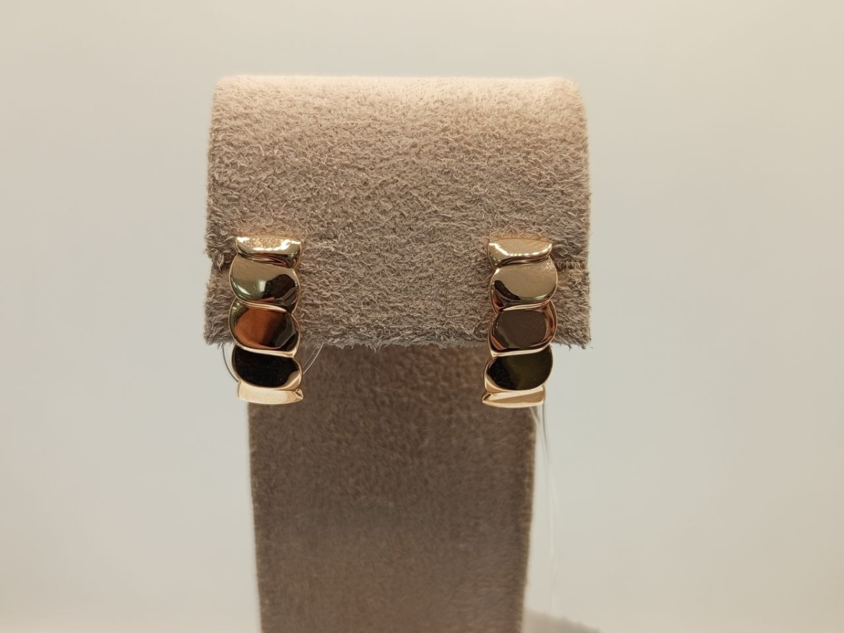 СЕРЬГИ БЕЗ КАМНЯ (Au 585)