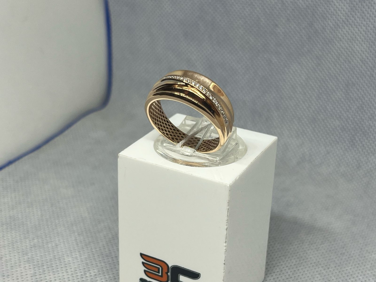 КОЛКМИ585 КОЛЬЦО С КАМНЯМИ (Au 585)