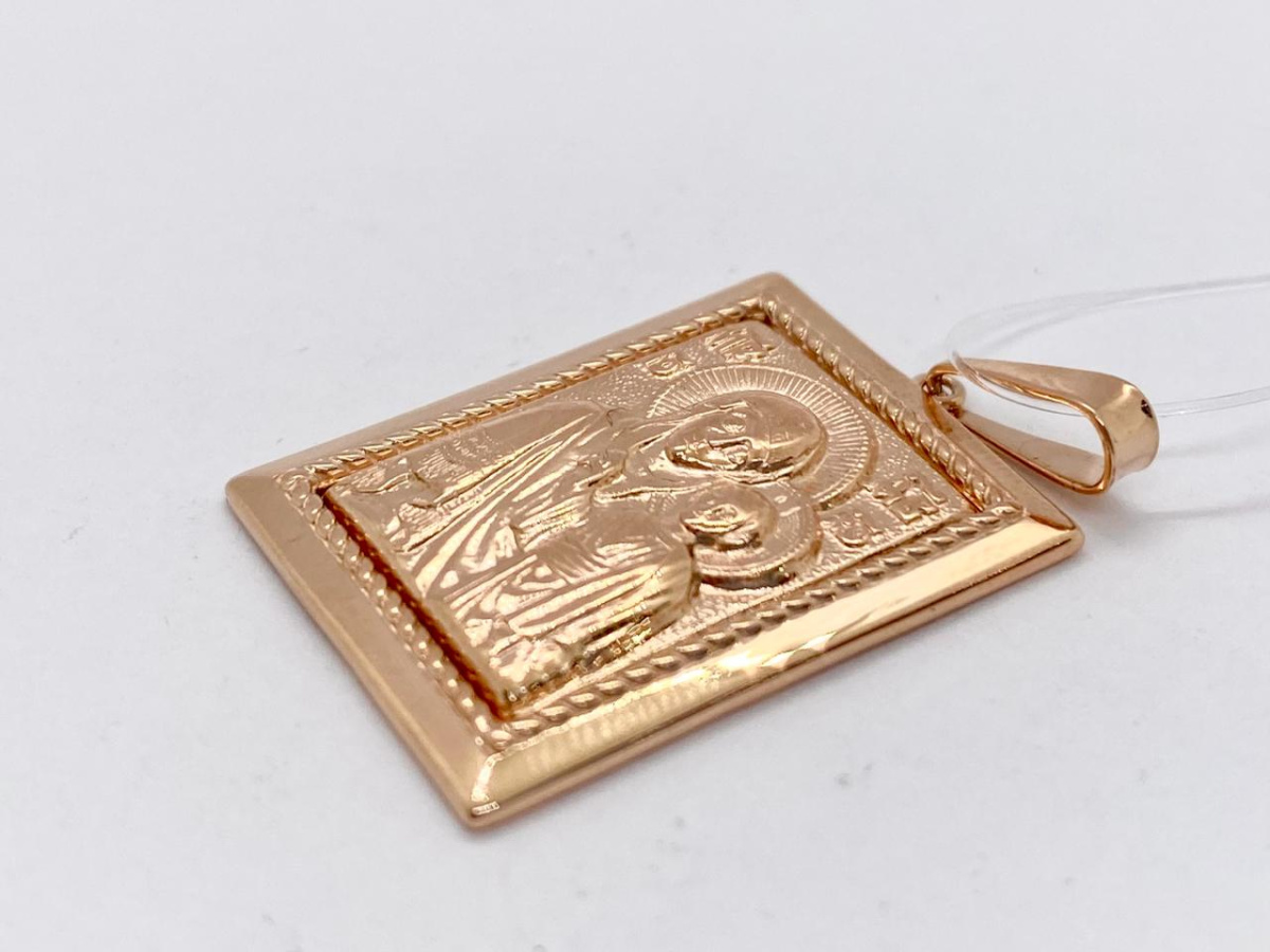 00-63-0189-00 ПОДВЕСКА ИКОНА без камня (Au 585)