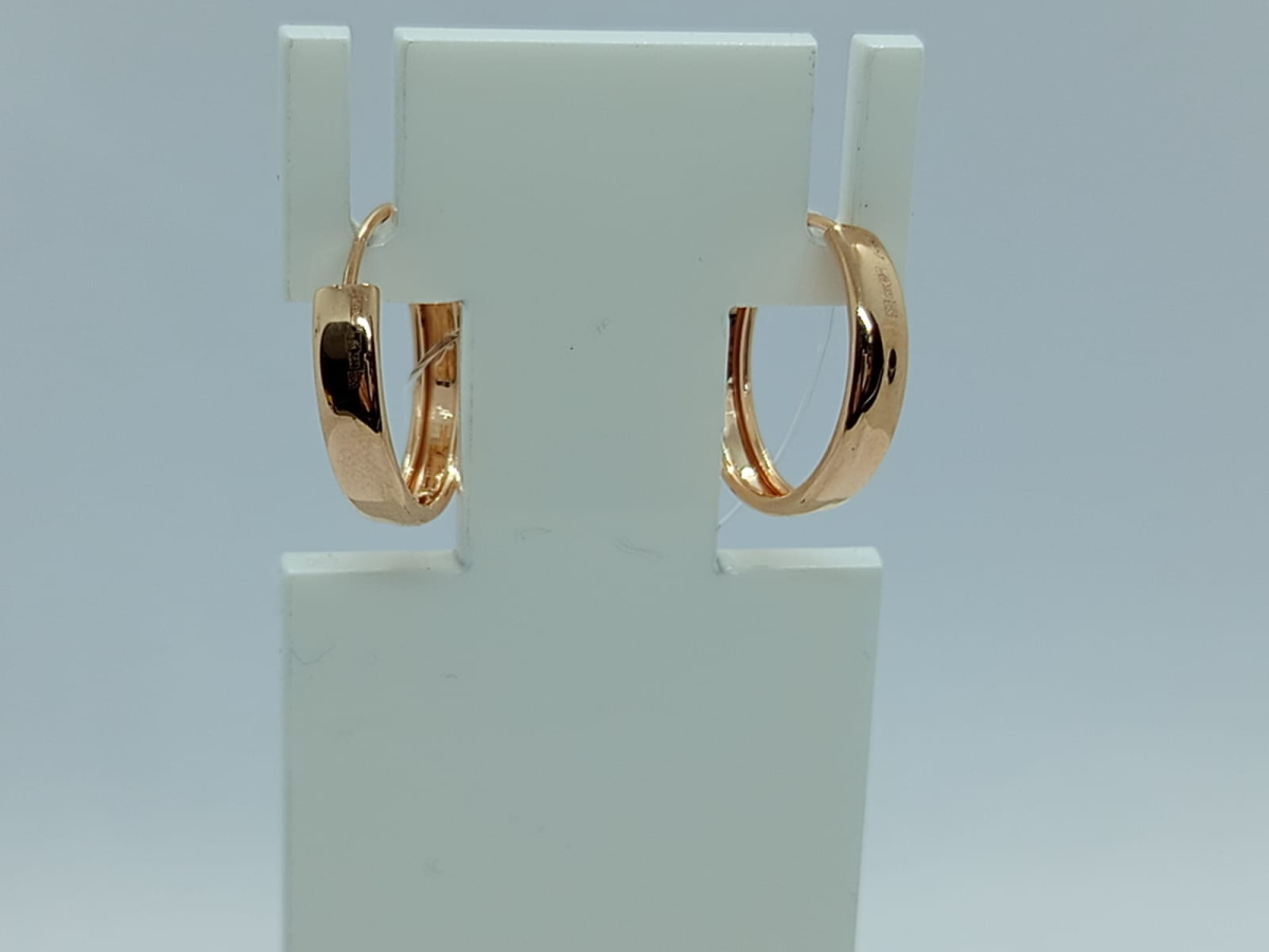 СЕРЬГИ КОНГО без камня (Au 585) СЕРЬГИ КОНГО без камня (Au 585)