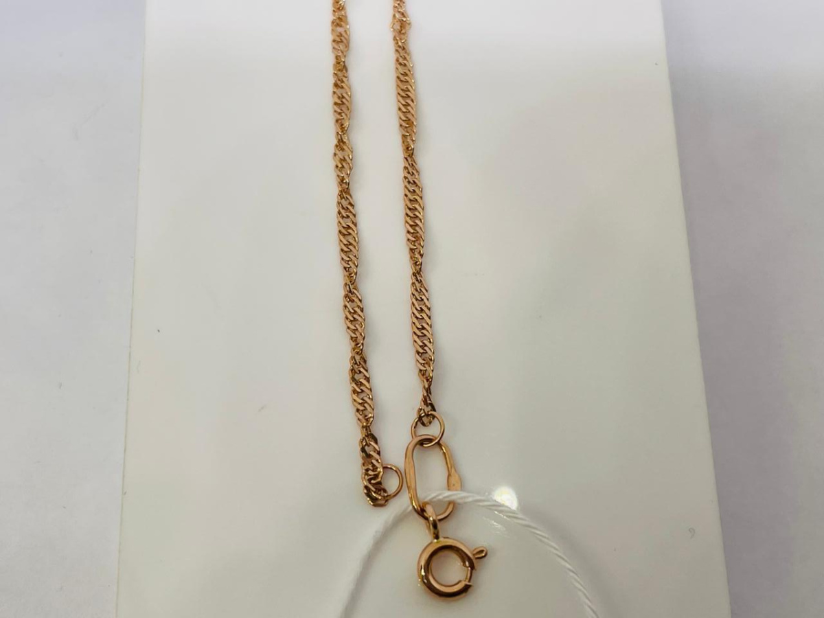 БРАСЛЕТ ПОЛНОВЕСНЫЙ Сингапур Au 585