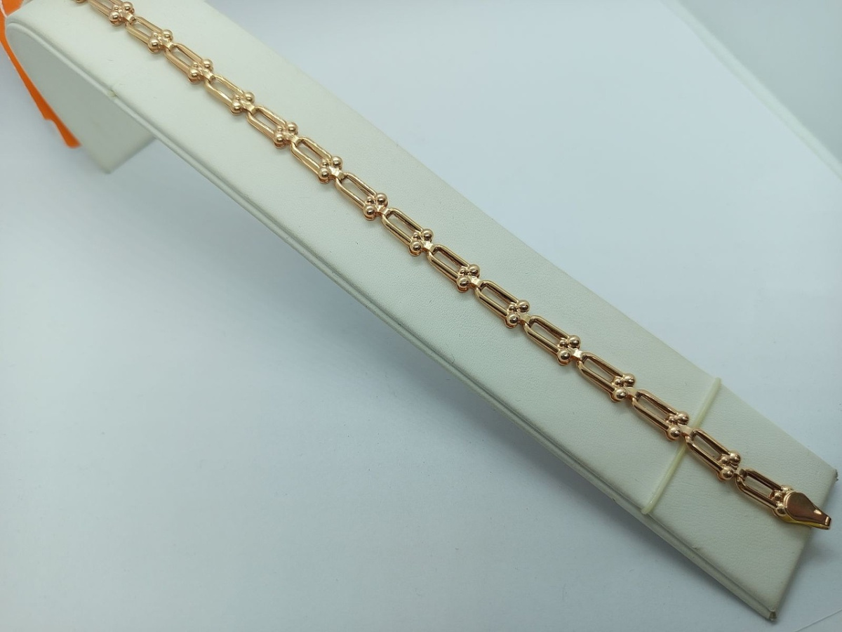 022117 БРАСЛЕТ ЖЕСТКИЙ без камня (Au 585)